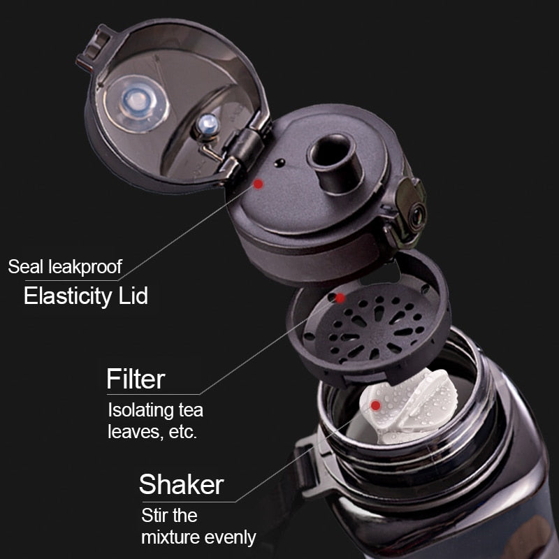 Water Bottle Protein Shaker Creative 6 Colors Sports Camp Tour Gym My Drink Bottle 350/500ml