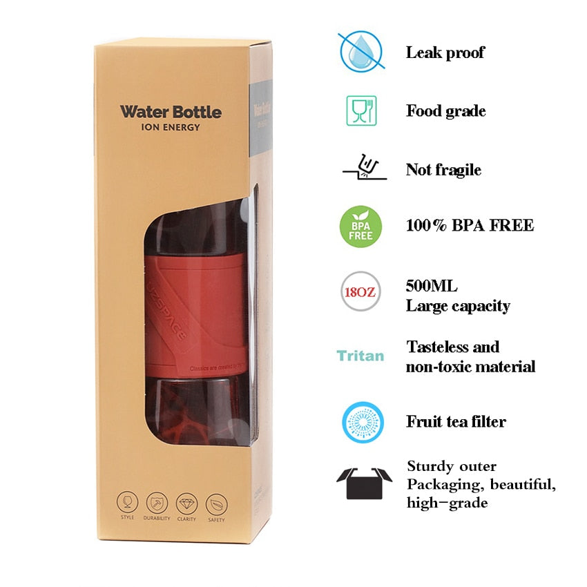 Water Bottle Protein Shaker Creative 6 Colors Sports Camp Tour Gym My Drink Bottle 350/500ml