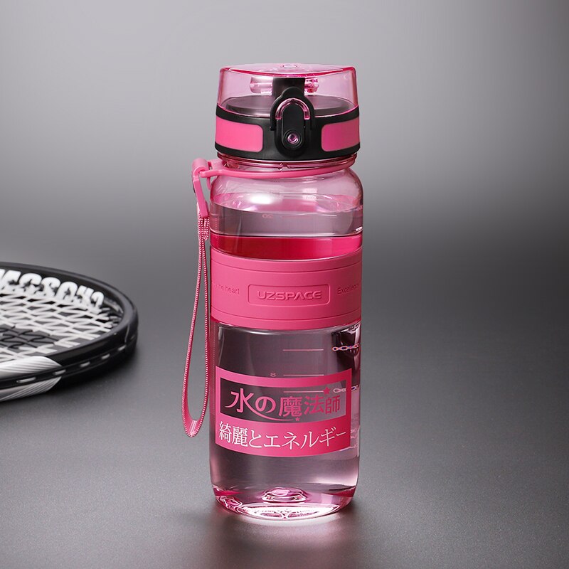 Water Bottles 500/1000ml Plastic Ditect Drinking Sports Bottle Portable Leakproof Transparent
