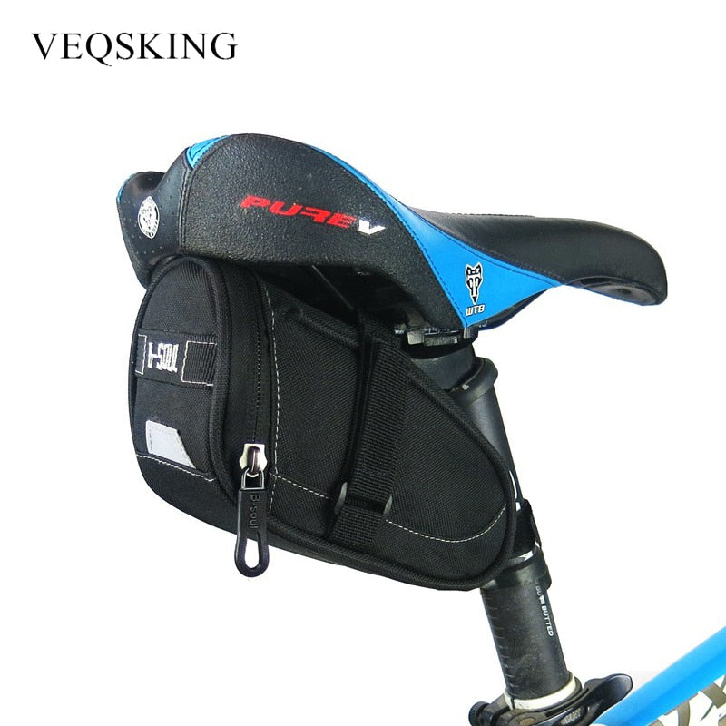 Waterproof Bicycle Rear Tail Seat Bag Mountain Road Bike Riding Cycle Saddle Bag Outdoor Bicycle Pannier Seatpost Pouch 3Colors