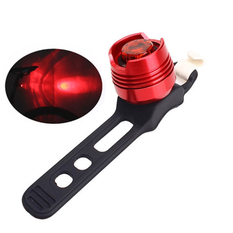 Waterproof Bike Bicycle Rear Tail LED Helmet Cycling  FlashLight Safety Warning Lamp Cycling