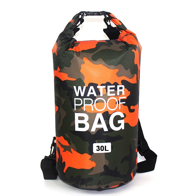 Waterproof Swimming Bag Dry Sack Camouflage Colors Fishing Boating Kayaking Storage Drifting Rafting