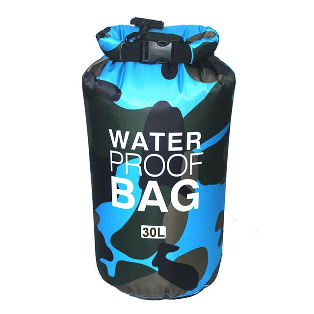 Waterproof Swimming Bag Dry Sack Camouflage Colors Fishing Boating Kayaking Storage Drifting Rafting