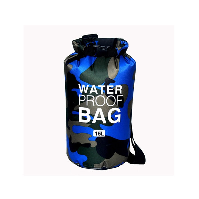 Waterproof Swimming Bag Dry Sack Camouflage Colors Fishing Boating Kayaking Storage Drifting Rafting