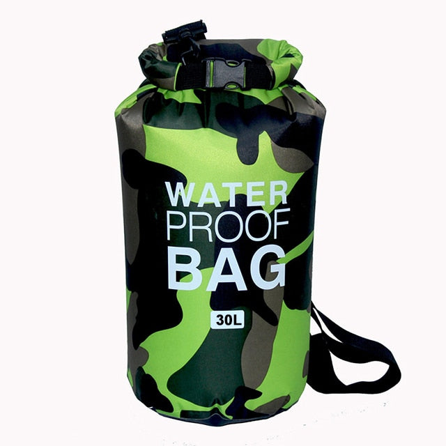 Waterproof Swimming Bag Dry Sack Camouflage Colors Fishing Boating Kayaking Storage Drifting Rafting