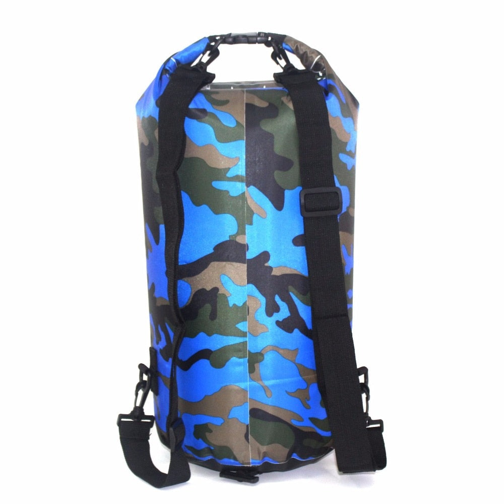 Waterproof Swimming Bag Dry Sack Camouflage Colors Fishing Boating Kayaking Storage Drifting Rafting