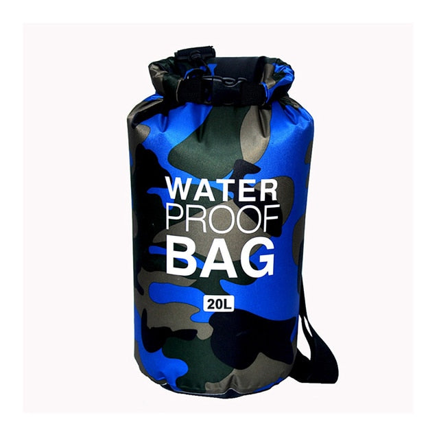 Waterproof Swimming Bag Dry Sack Camouflage Colors Fishing Boating Kayaking Storage Drifting Rafting