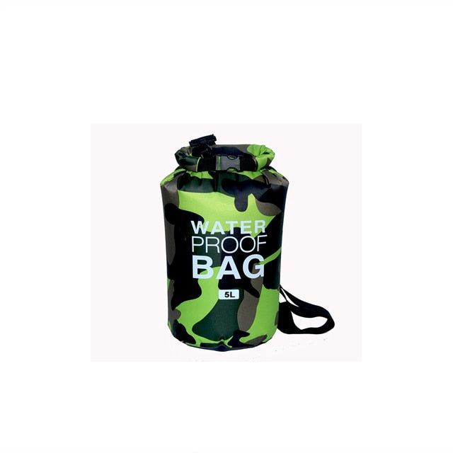 Waterproof Swimming Bag Dry Sack Camouflage Colors Fishing Boating Kayaking Storage Drifting Rafting