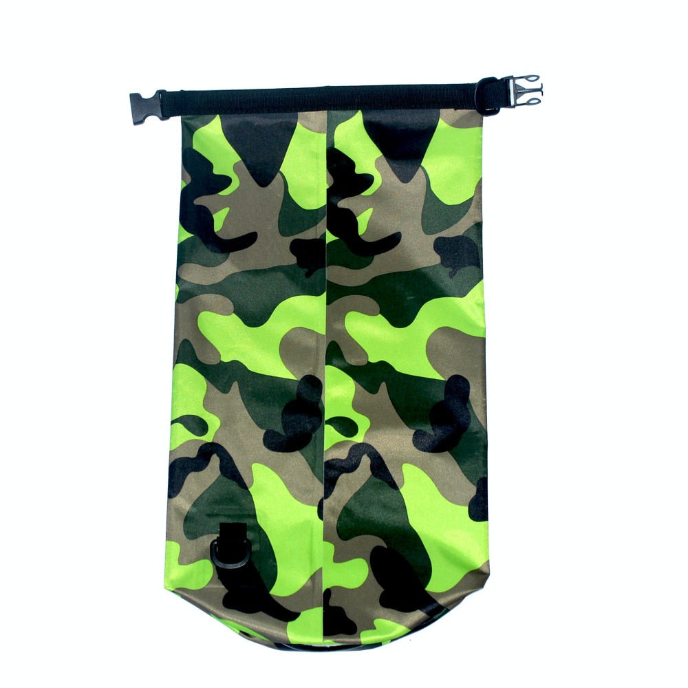 Waterproof Swimming Bag Dry Sack Camouflage Colors Fishing Boating Kayaking Storage Drifting Rafting