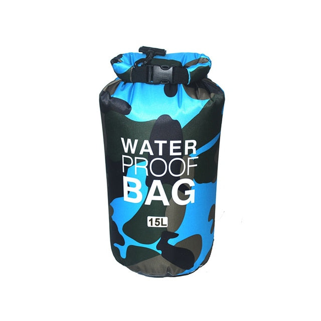 Waterproof Swimming Bag Dry Sack Camouflage Colors Fishing Boating Kayaking Storage Drifting Rafting