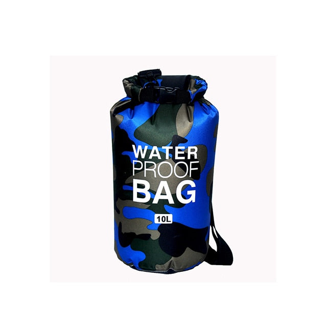 Waterproof Swimming Bag Dry Sack Camouflage Colors Fishing Boating Kayaking Storage Drifting Rafting