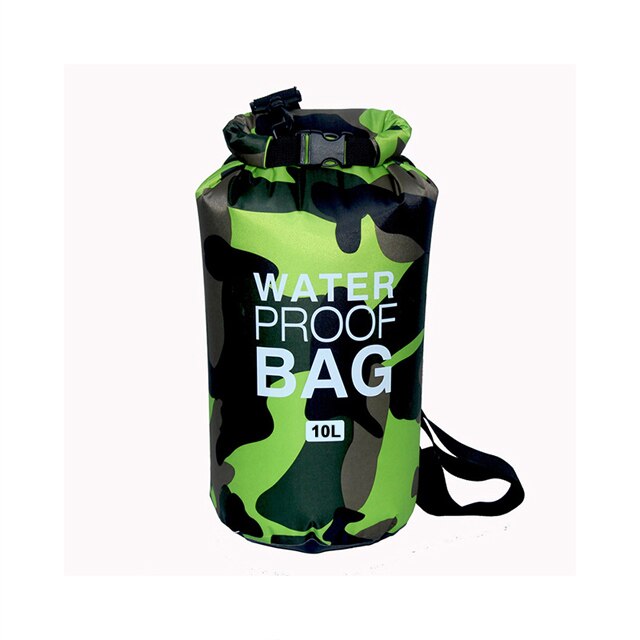 Waterproof Swimming Bag Dry Sack Camouflage Colors Fishing Boating Kayaking Storage Drifting Rafting