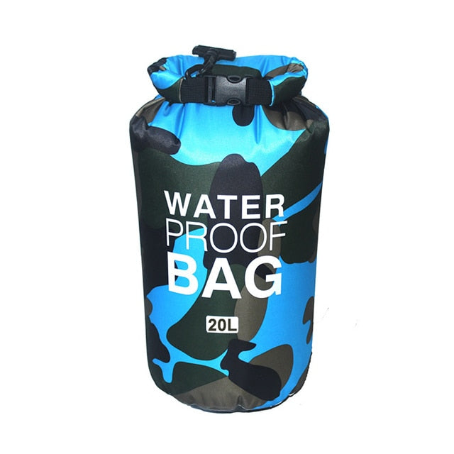 Waterproof Swimming Bag Dry Sack Camouflage Colors Fishing Boating Kayaking Storage Drifting Rafting