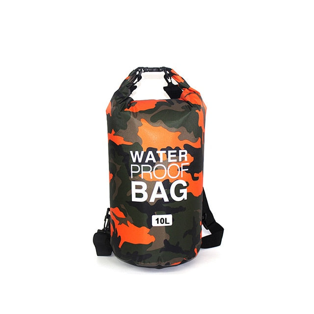 Waterproof Swimming Bag Dry Sack Camouflage Colors Fishing Boating Kayaking Storage Drifting Rafting