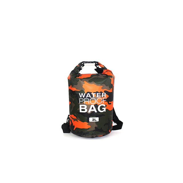 Waterproof Swimming Bag Dry Sack Camouflage Colors Fishing Boating Kayaking Storage Drifting Rafting