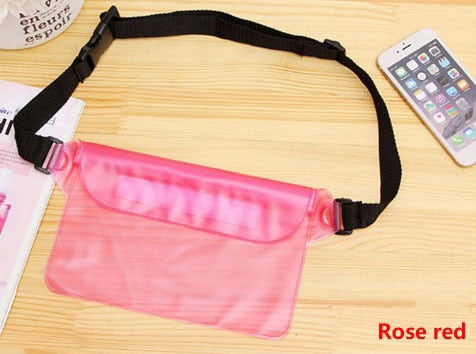 Waterproof Swimming Bag Ski Drift Diving Shoulder Waist Pack Bag Underwater Mobile Phone Bags Case