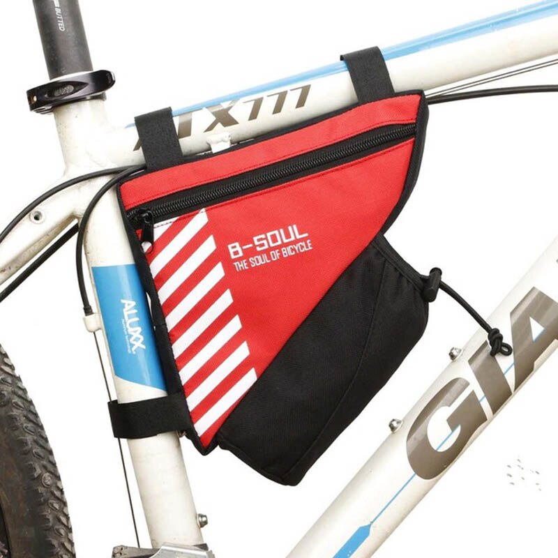 Waterproof Triangle Bike Bicycle Bag Cycling Front Bag Bicycle Pouch Frame Bags Bicycle Accessories (Not Include Water Bottle)