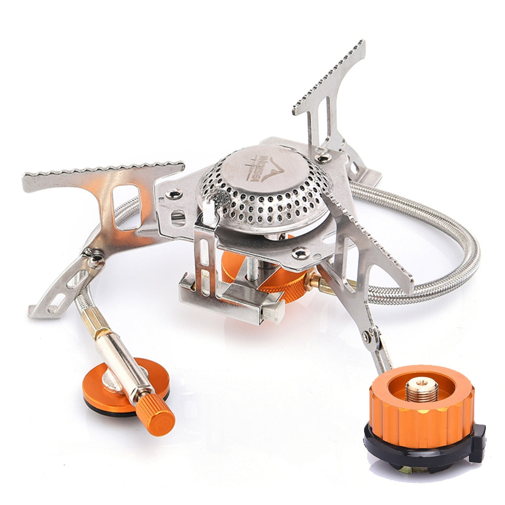Outdoor Gas Stove Camping Gas burner Folding Electronic Stove