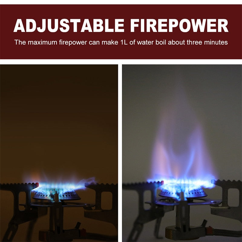 Outdoor Gas Stove Camping Gas burner Folding Electronic Stove