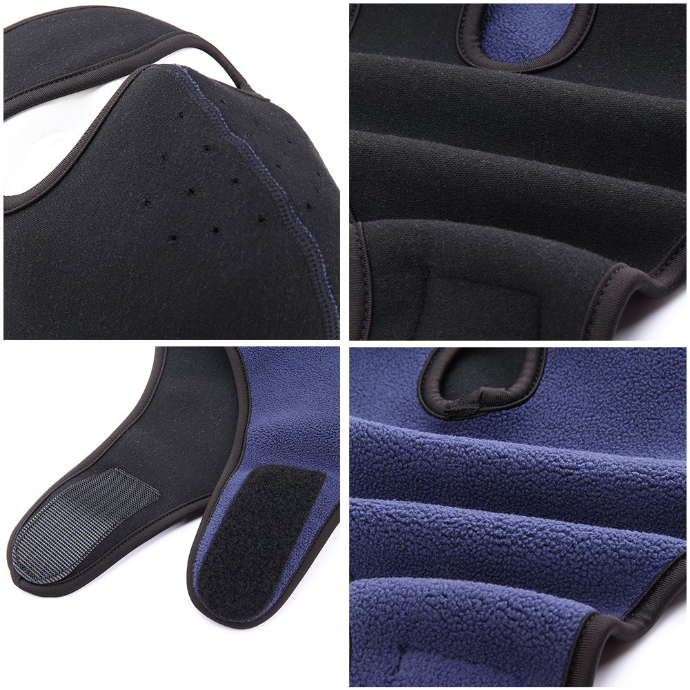 Winter Fleece Bandana Thermal Full Face Mask Adjustable Helmet Liner