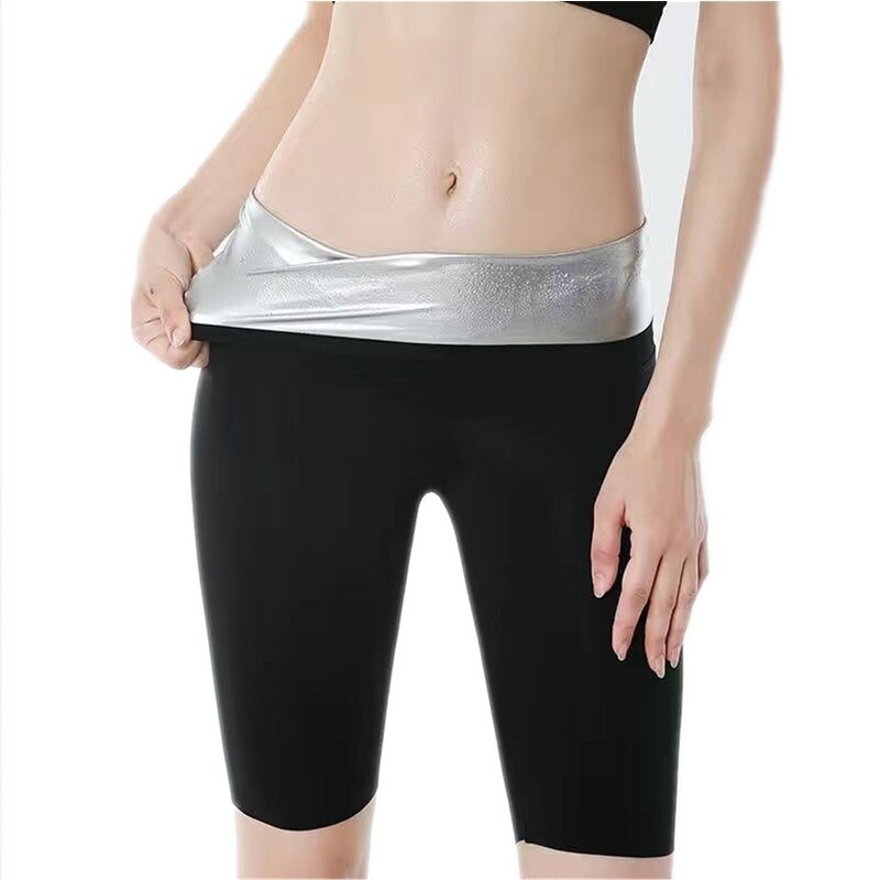 Women Sauna Sweat Pants Thermo Fat Control Legging Body Shapers Fitness Stretch Control Panties