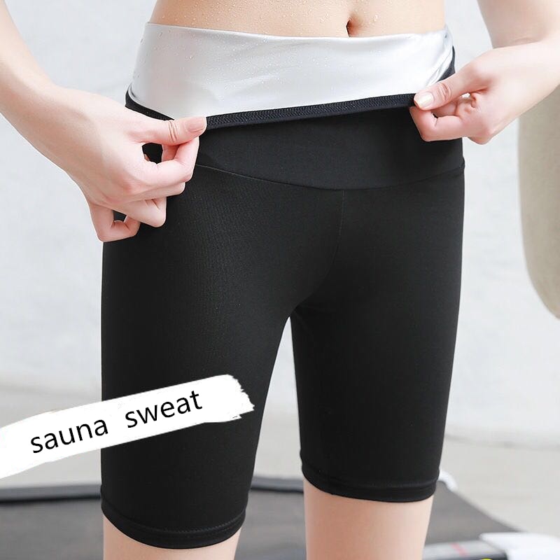 Women Sauna Sweat Pants Thermo Fat Control Legging Body Shapers Fitness Stretch Control Panties
