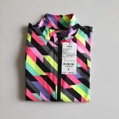Women Sports Running Long-sleeved Standing-collar Zipper Gymnasium Fast-drying Blouse Women's