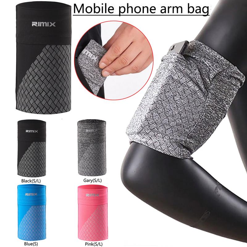Wrist Arm Running Sport Bag Elastic Mobile Phone Armband Sports Pouch Fitness Running Gym Bags For