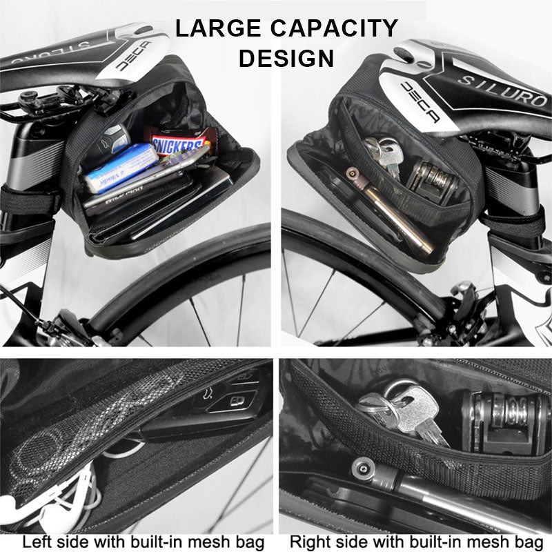 X-TIGER Bicycle Bag Rear Waterproof MTB Bike Saddle Bag Accessories Shockproof Reflective Large Capacity Cycling Seatpost Bag