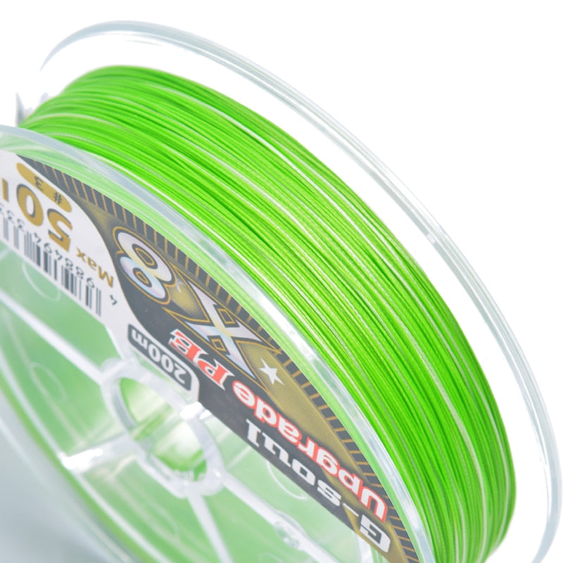 YGK G-SOUL X8 Upgrade Braid Fishing Line 150M 200M Super Strong 8 Strands Multifilament PE line