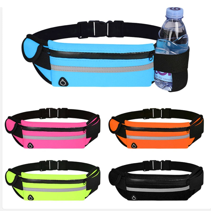 YUYU Waist Bag Belt Bag Running Waist Bag Sports Portable Gym Bag Hold Water Cycling Phone Bag