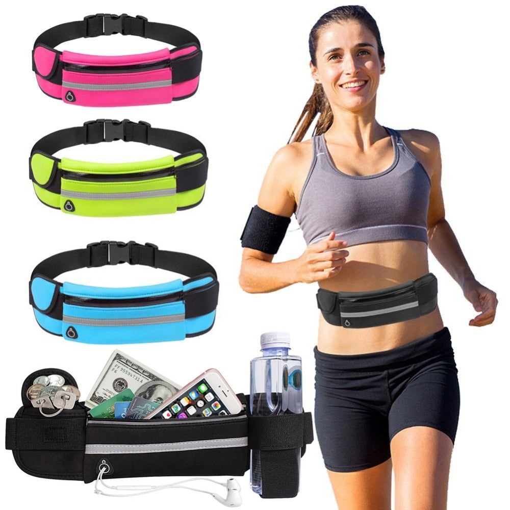 YUYU Waist Bag Belt Bag Running Waist Bag Sports Portable Gym Bag Hold Water Cycling Phone Bag